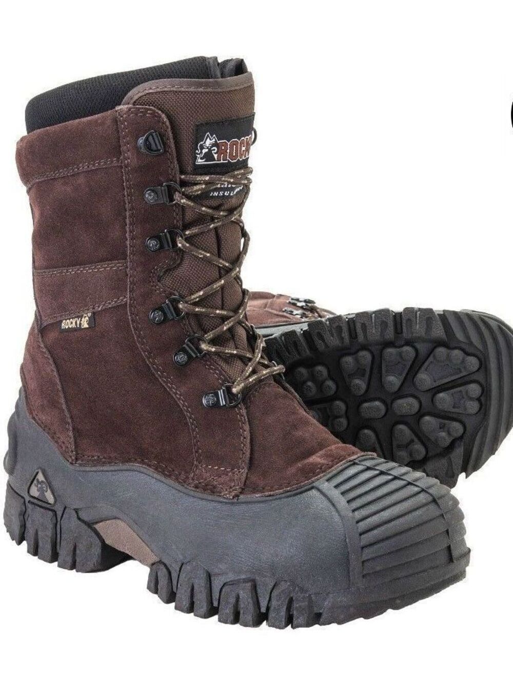 NEW ROCKY JASPER TRAC Waterproof Thinsulate Hunting Winter Snow Boots WOMEN 6 38